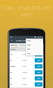 German Verb Conjugator Pro screenshot 5