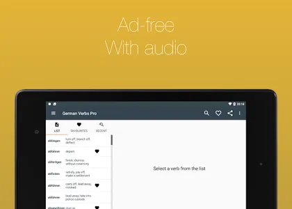 German Verb Conjugator Pro screenshot 8