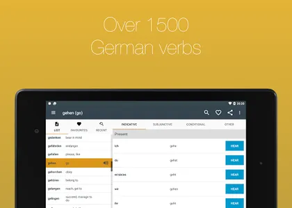 German Verb Conjugator Pro screenshot 9