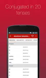 Spanish Verb Conjugator screenshot 2