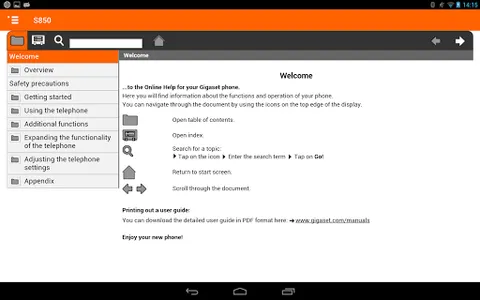 Gigaset Help screenshot 8