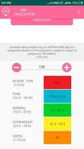 BMI Calculator screenshot 2