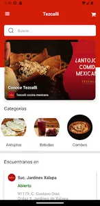 Tezcalli cocina mexicana screenshot 1