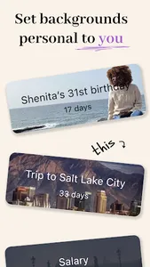 Days Until countdown | widget screenshot 2
