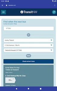 Valley Transit screenshot 4