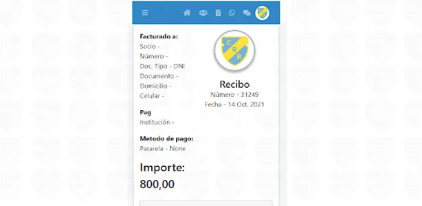 Regatas Rosario Sede Virtual screenshot 3