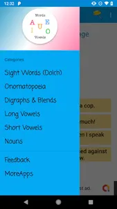 English Vowels & Words screenshot 0