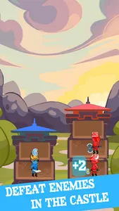 Hero Tower Wars: Fight and Run screenshot 0