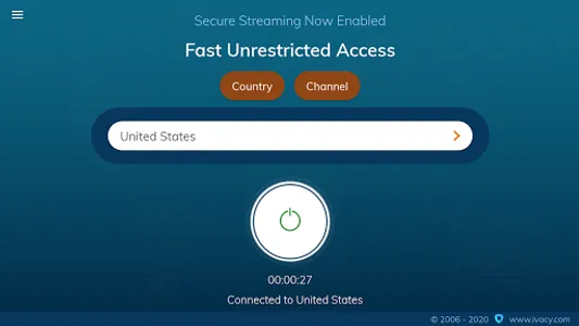 Ivacy VPN - Fast TV VPN Secure screenshot 0