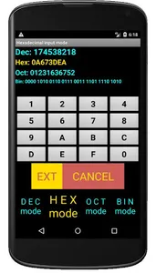 Multi base number converter in screenshot 0