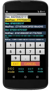 Multi base number converter in screenshot 1