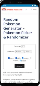 Random Pokemon Generator screenshot 0