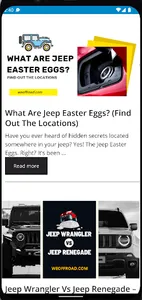 We Off Road - Jeeps Guide screenshot 1