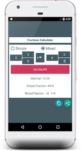 Fraction to Decimal & Percent screenshot 1