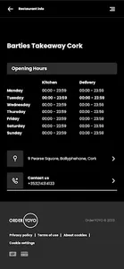 Barties Takeaway Cork screenshot 3