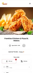 Frankies Chicken & Pizza screenshot 0