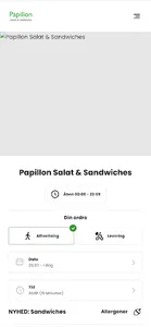 Papillon Salat & Sandwiches screenshot 0