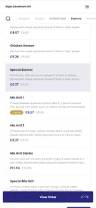 Rajas Pizzabar screenshot 2
