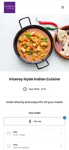 Viceroy Indian Cuisine screenshot 0