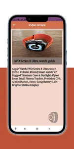 IWO Series 8 Ultra watch guide screenshot 0