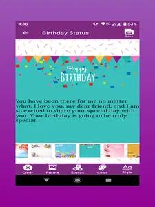 Birthday Wishes & Greeting Car screenshot 13