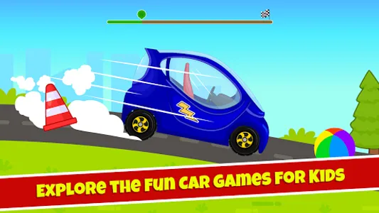 Tizi Town Car Racing for Kids screenshot 0