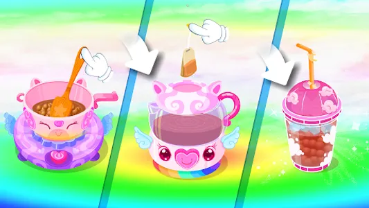 Unicorn Cake Cooking Games 2-6 screenshot 22