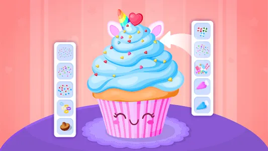Unicorn Cake Cooking Games 2-6 screenshot 3