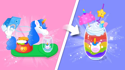 Unicorn Cake Cooking Games 2-6 screenshot 7