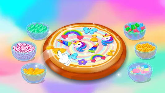 Unicorn Cake Cooking Games 2-6 screenshot 8