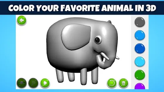 Kids 3D Animal Coloring Pages screenshot 11