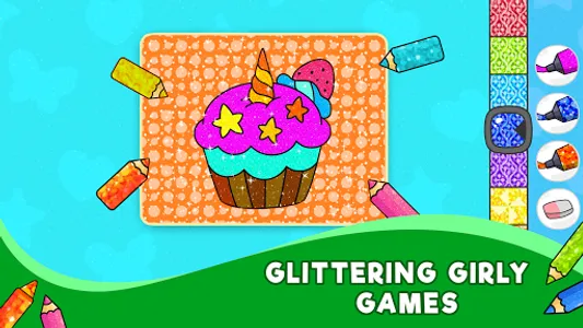 Unicorn Glitter Coloring Book screenshot 11