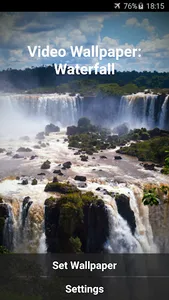 Video Wallpaper: Waterfall screenshot 5