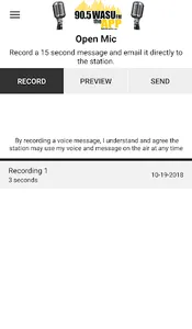 90.5 WASU FM screenshot 2