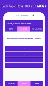 Chemistry MCQs with Answers an screenshot 2