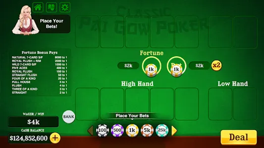 Pai Gow Poker Classic Casino screenshot 13