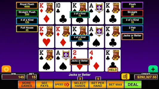 Video Poker Multi Pro Casino screenshot 15