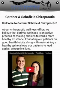 Gardner Schofield Chiropractic screenshot 2