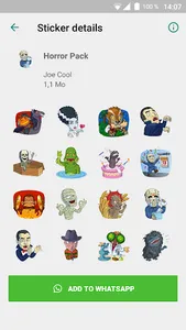 Animated Halloween Stickers screenshot 15