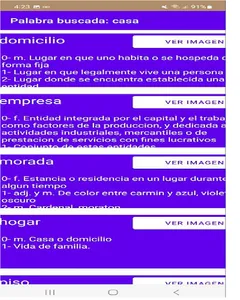 Diccionario Sinónimo-Antónimo screenshot 1