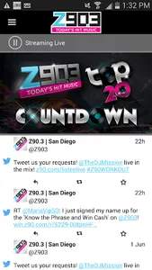 Z90.3 : San Diego CA : XHTZ fm screenshot 0