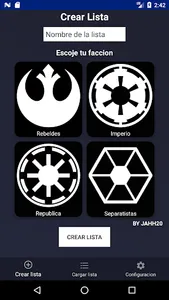Star Legion Wars Army Builder screenshot 0