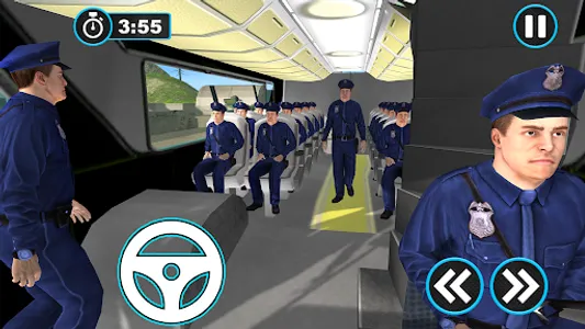 Police Bus Simulator Bus Game screenshot 15