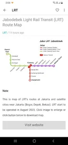 Jakarta Public Transport Map screenshot 13