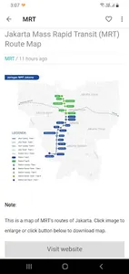 Jakarta Public Transport Map screenshot 4