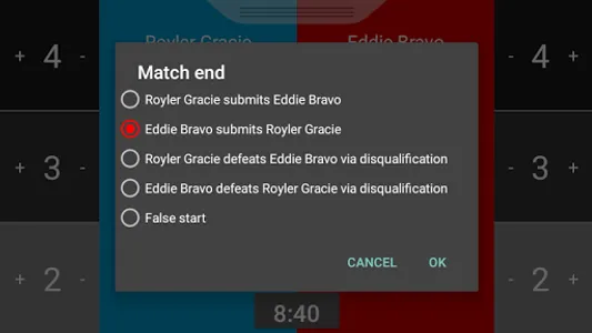 BJJ Scoreboard screenshot 2