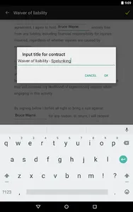JAM Pact: Easy Contract Maker screenshot 6