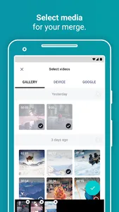 Join Video - Easy way to merge screenshot 2