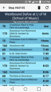 MyBus Winnipeg -Live Bus Times screenshot 0