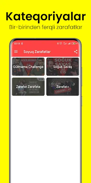 Soyuq Zarafatlar screenshot 1